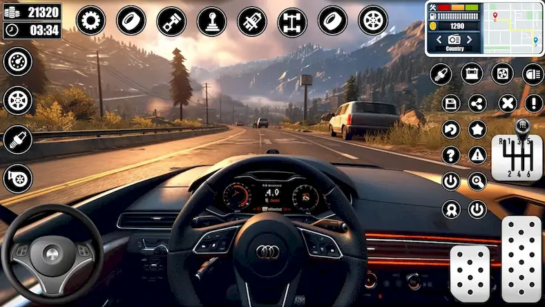 Скачать Real Car Driving School Games [Взлом Много денег и МОД Меню] версия 1.4.1 на Андроид