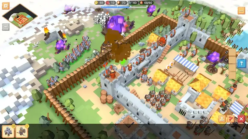 Скачать RTS Siege Up! - Средневековье [Взлом на деньги и МОД Меню] версия 2.6.8 на Андроид
