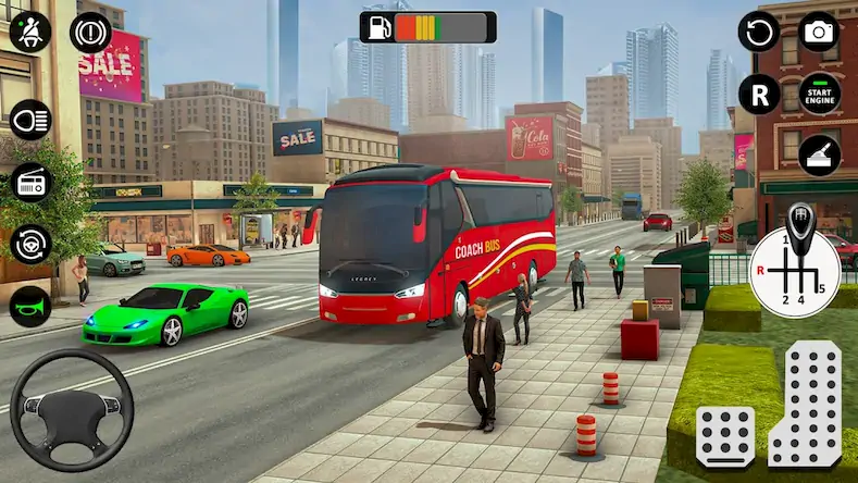 Скачать Coach Bus Simulator: Bus Games [Взлом Много денег и МОД Меню] версия 2.7.4 на Андроид