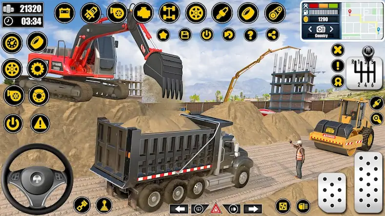 Скачать Real Construction Simulator [Взлом Много денег и МОД Меню] версия 1.6.3 на Андроид