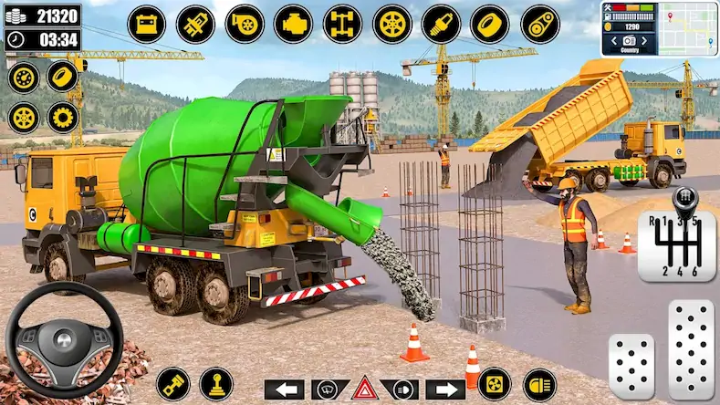 Скачать Real Construction Simulator [Взлом Много денег и МОД Меню] версия 1.6.3 на Андроид
