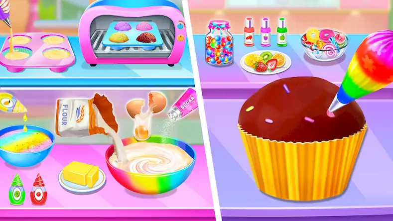 Скачать Сладкий Bakery девоч Cake Игры [Взлом Бесконечные деньги и МОД Меню] версия 2.8.3 на Андроид