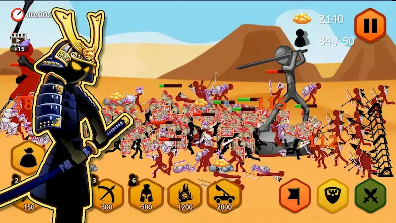 Скачать Stickman Battle 2: Empires War [Взлом Много денег и МОД Меню] версия 0.3.1 на Андроид