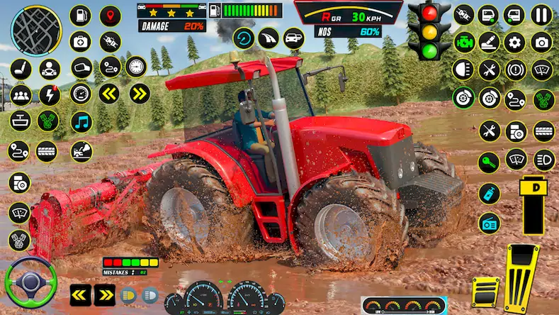 Скачать Реальный трактор ферма игра 3d [Взлом Бесконечные монеты и МОД Меню] версия 0.4.4 на Андроид