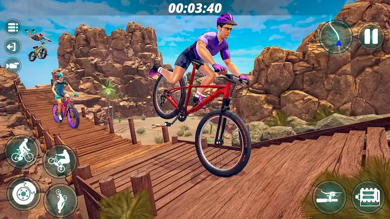 Скачать Xtreme BMX Offroad Cycle Game [Взлом на монеты и МОД Меню] версия 2.3.2 на Андроид