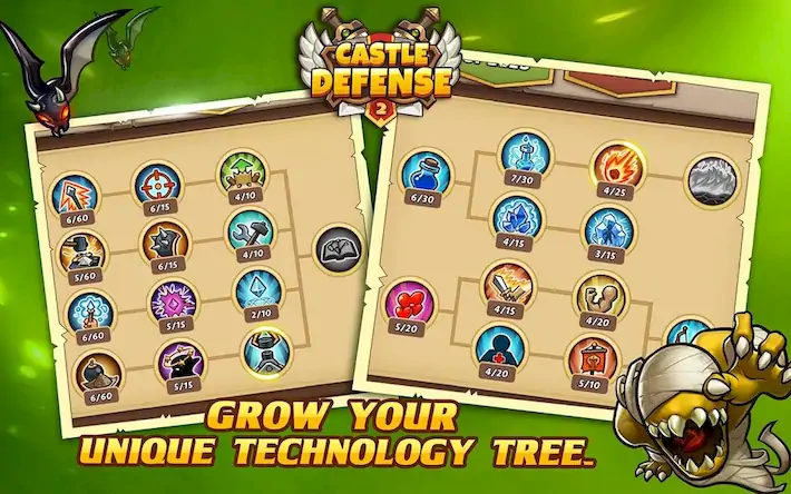Скачать Castle Defense 2 [Взлом Бесконечные монеты и МОД Меню] версия 0.9.6 на Андроид