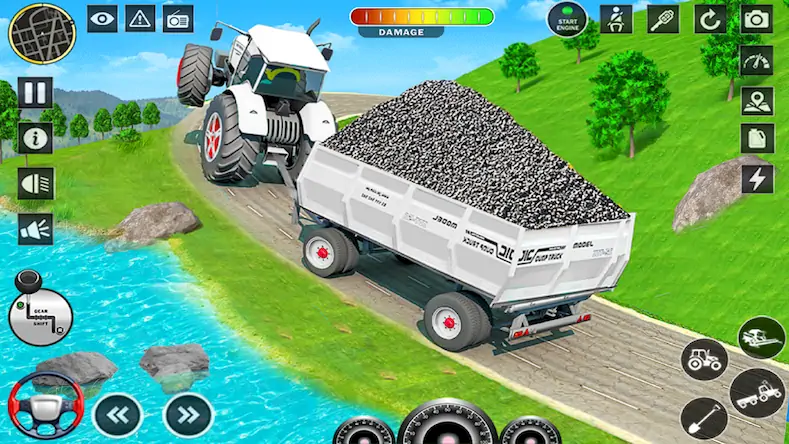 Скачать Big Tractor Farming Simulator [Взлом Бесконечные монеты и МОД Меню] версия 2.1.4 на Андроид