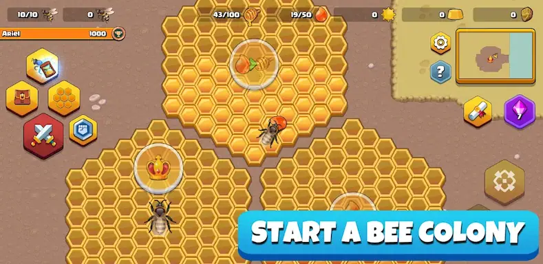 Скачать Pocket Bees: Colony Simulator [Взлом на деньги и МОД Меню] версия 0.7.7 на Андроид