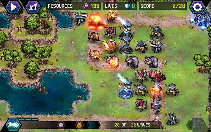 Скачать Tower Defense: Infinite War [Взлом Много денег и МОД Меню] версия 0.3.3 на Андроид