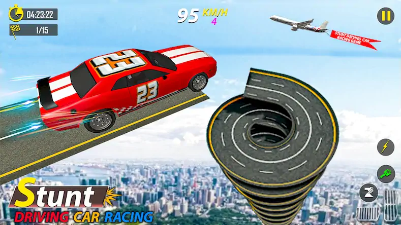 Скачать Car stunt driving game 3d race [Взлом Много монет и МОД Меню] версия 2.3.1 на Андроид