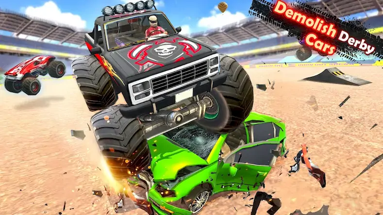 Скачать Demolition Derby Truck Stunts [Взлом на деньги и МОД Меню] версия 2.1.2 на Андроид