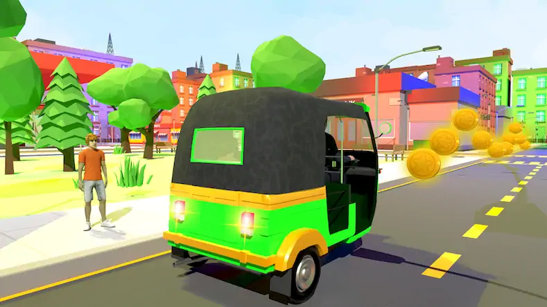 Скачать Tuk Tuk Rickshaw: 3D Game [Взлом Много денег и МОД Меню] версия 0.1.6 на Андроид