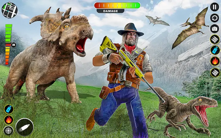 Скачать Wild Dinosaur Hunter Zoo Games [Взлом Много монет и МОД Меню] версия 2.4.7 на Андроид