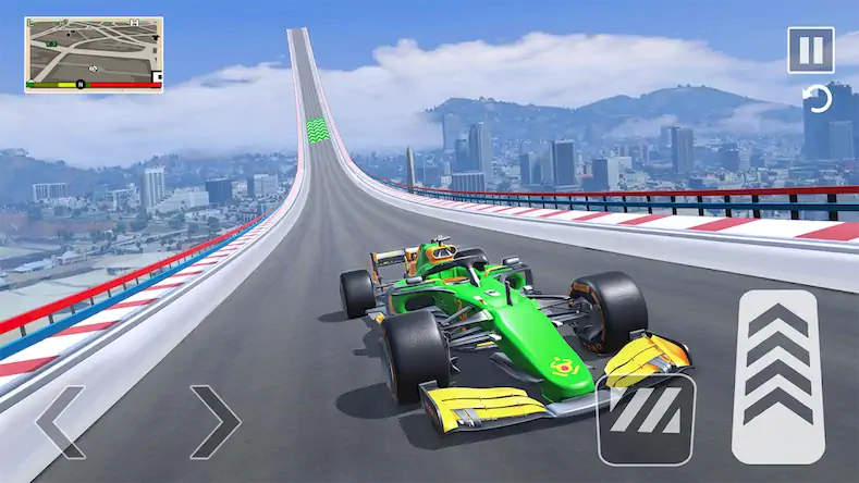 Скачать Formula Car Stunt - Car Games [Взлом Много денег и МОД Меню] версия 1.1.4 на Андроид