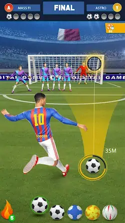 Скачать Football Kicks Strike Game [Взлом Много монет и МОД Меню] версия 0.8.8 на Андроид