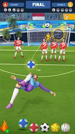 Скачать Football Kicks Strike Game [Взлом Много монет и МОД Меню] версия 0.8.8 на Андроид