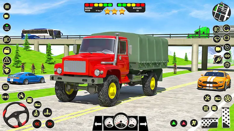 Скачать Army Vehicle Transport Games [Взлом на монеты и МОД Меню] версия 2.8.3 на Андроид