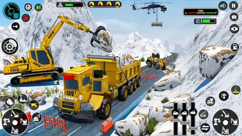 Скачать Grand Snow Excavator Simulator [Взлом на монеты и МОД Меню] версия 2.6.1 на Андроид