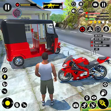 Скачать Tuk Tuk Auto Rickshaw Games 3D [Взлом Много денег и МОД Меню] версия 0.6.7 на Андроид