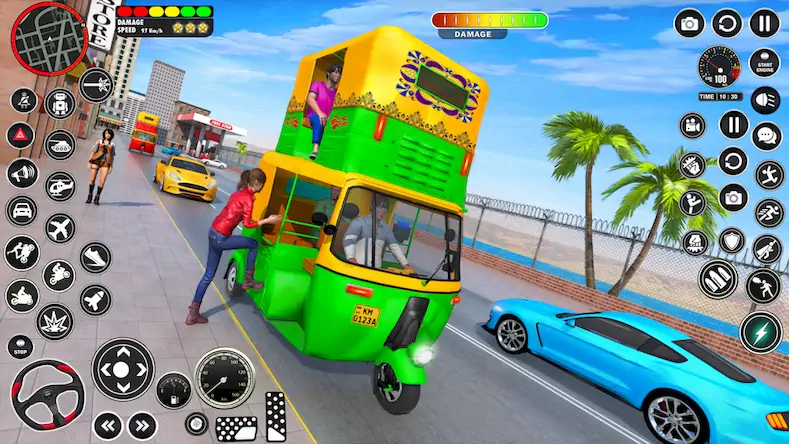 Скачать Tuk Tuk Auto Rickshaw Games 3D [Взлом Много денег и МОД Меню] версия 0.6.7 на Андроид