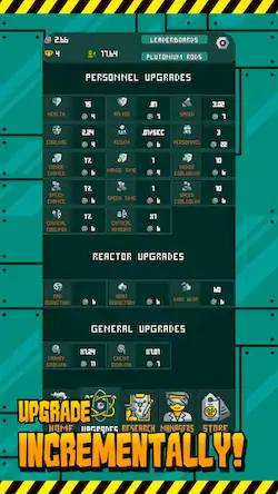 Скачать Critical - Incremental Reactor [Взлом Бесконечные деньги и МОД Меню] версия 1.1.4 на Андроид