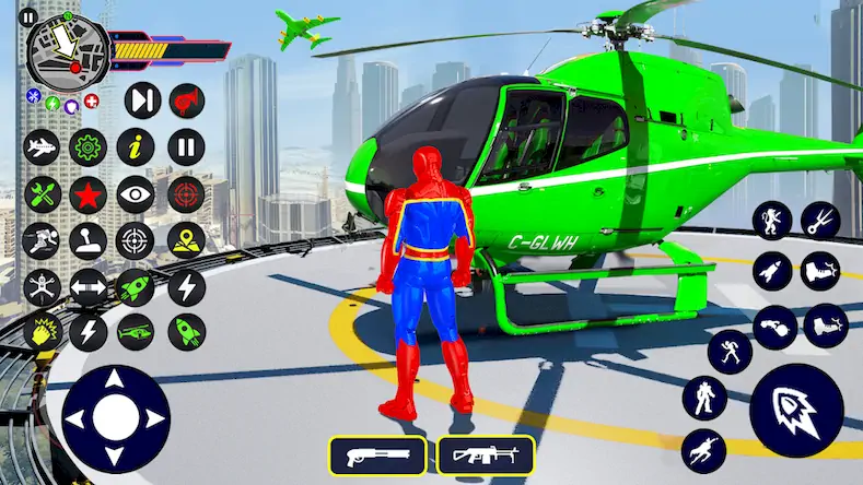 Скачать Spider Rope Hero: Superhero [Взлом Много денег и МОД Меню] версия 1.6.8 на Андроид