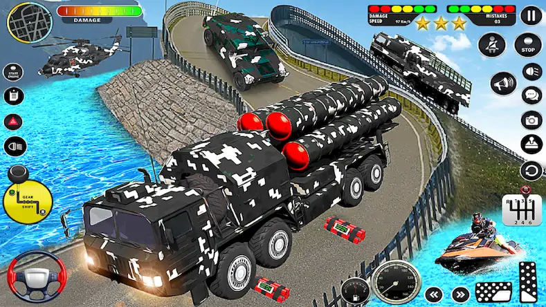 Скачать Army Vehicle Transport Truck [Взлом Бесконечные монеты и МОД Меню] версия 2.2.2 на Андроид