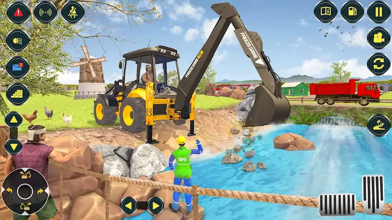 Скачать Village Excavator JCB Games [Взлом Бесконечные монеты и МОД Меню] версия 2.3.5 на Андроид