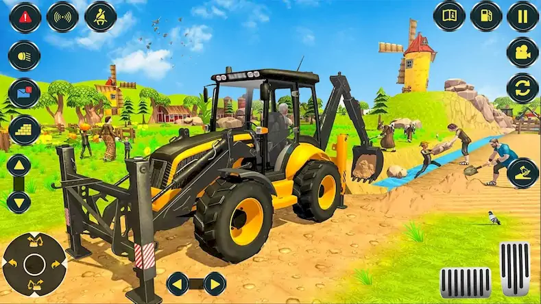 Скачать Village Excavator JCB Games [Взлом Бесконечные монеты и МОД Меню] версия 2.3.5 на Андроид