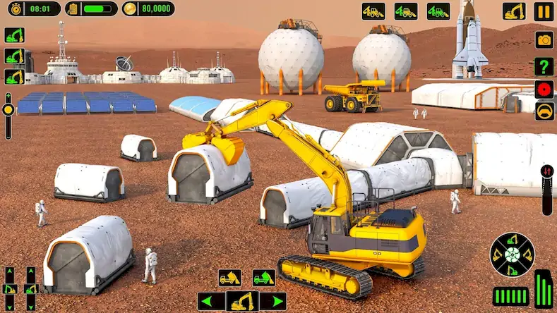 Скачать Mars Construction Simulator [Взлом на деньги и МОД Меню] версия 1.3.5 на Андроид