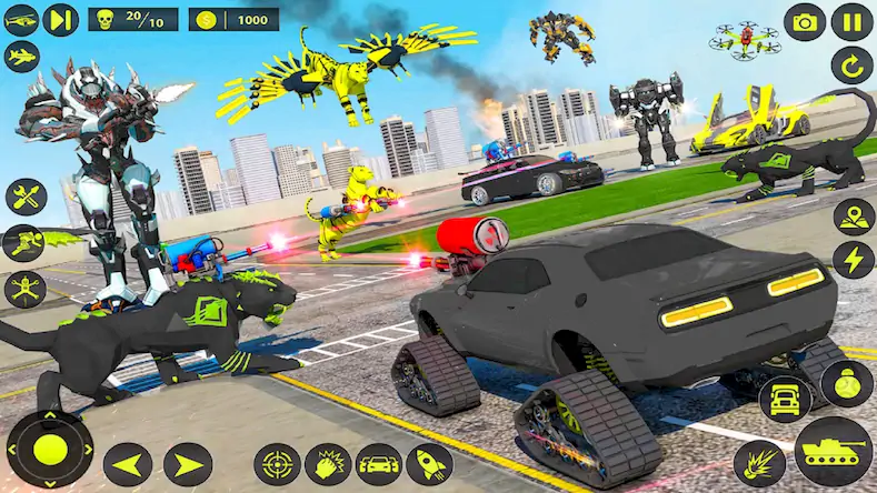 Скачать Army Tank Robot Car Games: [Взлом на деньги и МОД Меню] версия 1.3.7 на Андроид