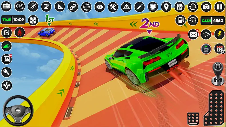 Скачать пандус автомобиль гонки игры [Взлом на монеты и МОД Меню] версия 1.3.1 на Андроид