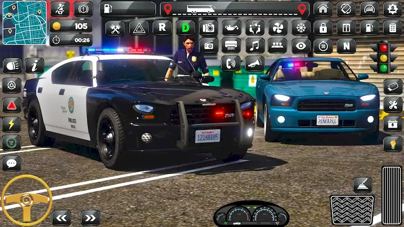 Скачать Полицейская парковка 3D-игра [Взлом на деньги и МОД Меню] версия 1.4.6 на Андроид