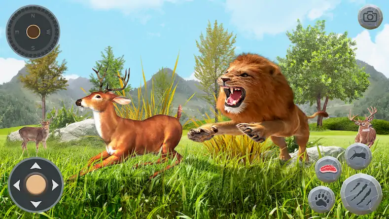Скачать симулятор льва: Оффлайн игры [Взлом Бесконечные монеты и МОД Меню] версия 0.9.2 на Андроид