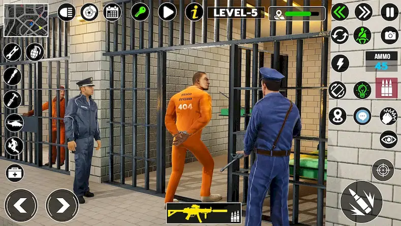 Скачать Полицейский побег из тюрьмы [Взлом на деньги и МОД Меню] версия 2.6.2 на Андроид