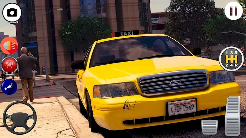 Скачать симулятор такси 3d: игра такси [Взлом Бесконечные монеты и МОД Меню] версия 0.5.2 на Андроид