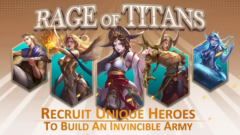 Скачать Rage of Titans [Взлом Много денег и МОД Меню] версия 0.3.8 на Андроид
