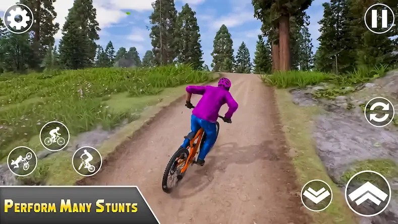 Скачать Велосипедные игры BMX для безд [Взлом Бесконечные деньги и МОД Меню] версия 0.4.7 на Андроид