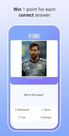 Скачать Quiz Football - Guess the name [Взлом Бесконечные деньги и МОД Меню] версия 1.9.7 на Андроид