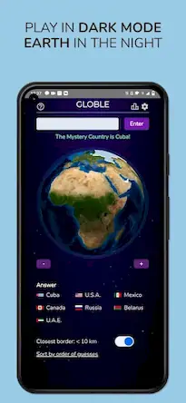 Скачать Globle - Country Guess Game [Взлом Много денег и МОД Меню] версия 0.9.9 на Андроид