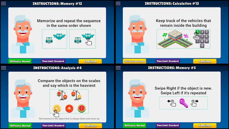 Скачать Neurobics: 60 Brain Games [Взлом на деньги и МОД Меню] версия 0.9.5 на Андроид