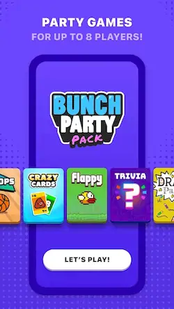 Скачать Bunch Party [Взлом на монеты и МОД Меню] версия 0.3.5 на Андроид
