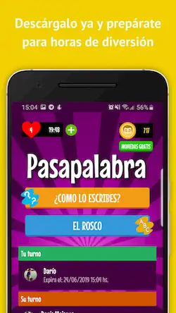 Скачать Pasapalabra [Взлом Бесконечные деньги и МОД Меню] версия 2.5.1 на Андроид
