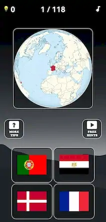 Скачать Викторина по карте мира [Взлом Много денег и МОД Меню] версия 0.2.7 на Андроид