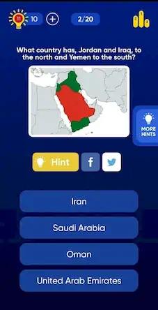 Скачать Geo Quiz: World Geography, Map [Взлом на монеты и МОД Меню] версия 2.9.8 на Андроид