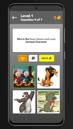 Скачать Guess Cartoon Character Quiz [Взлом на монеты и МОД Меню] версия 2.2.3 на Андроид