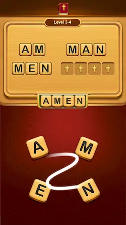 Скачать Bible Word Puzzle - Word Games [Взлом на деньги и МОД Меню] версия 2.7.2 на Андроид