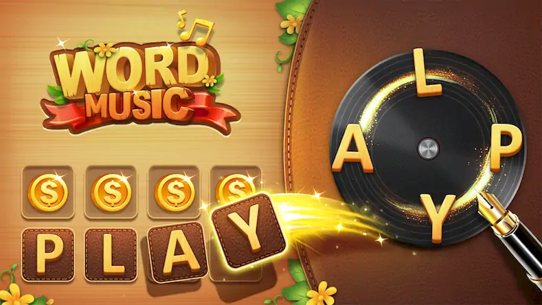 Скачать Word Games Music - Crossword [Взлом на монеты и МОД Меню] версия 2.5.5 на Андроид