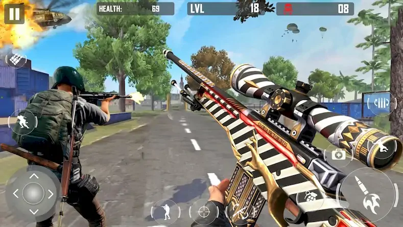 Скачать Squad Fire Gun Games - Battleg [Взлом на деньги и МОД Меню] версия 2.5.9 на Андроид