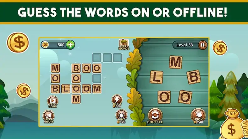 Скачать Word Nut - Word Puzzle Games [Взлом Много монет и МОД Меню] версия 0.8.2 на Андроид